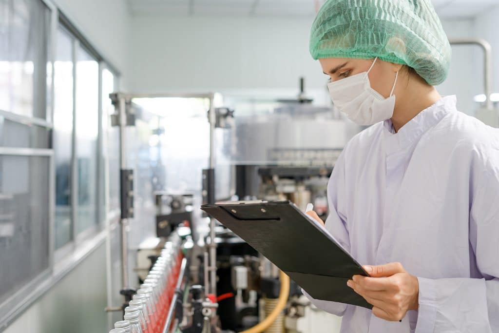A laboratory plant safety inspection